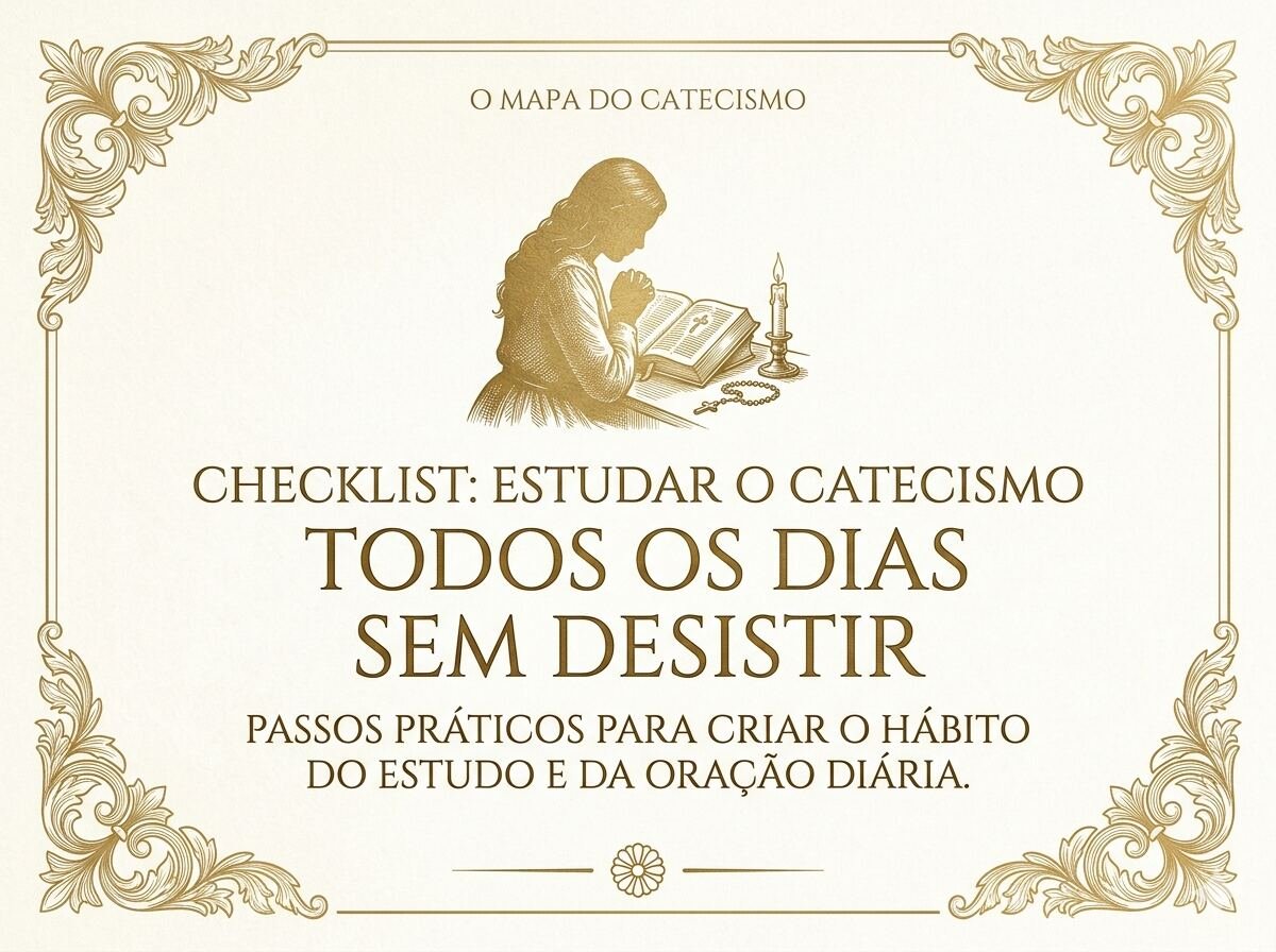 Lista de verificação para estudar o Catecismo